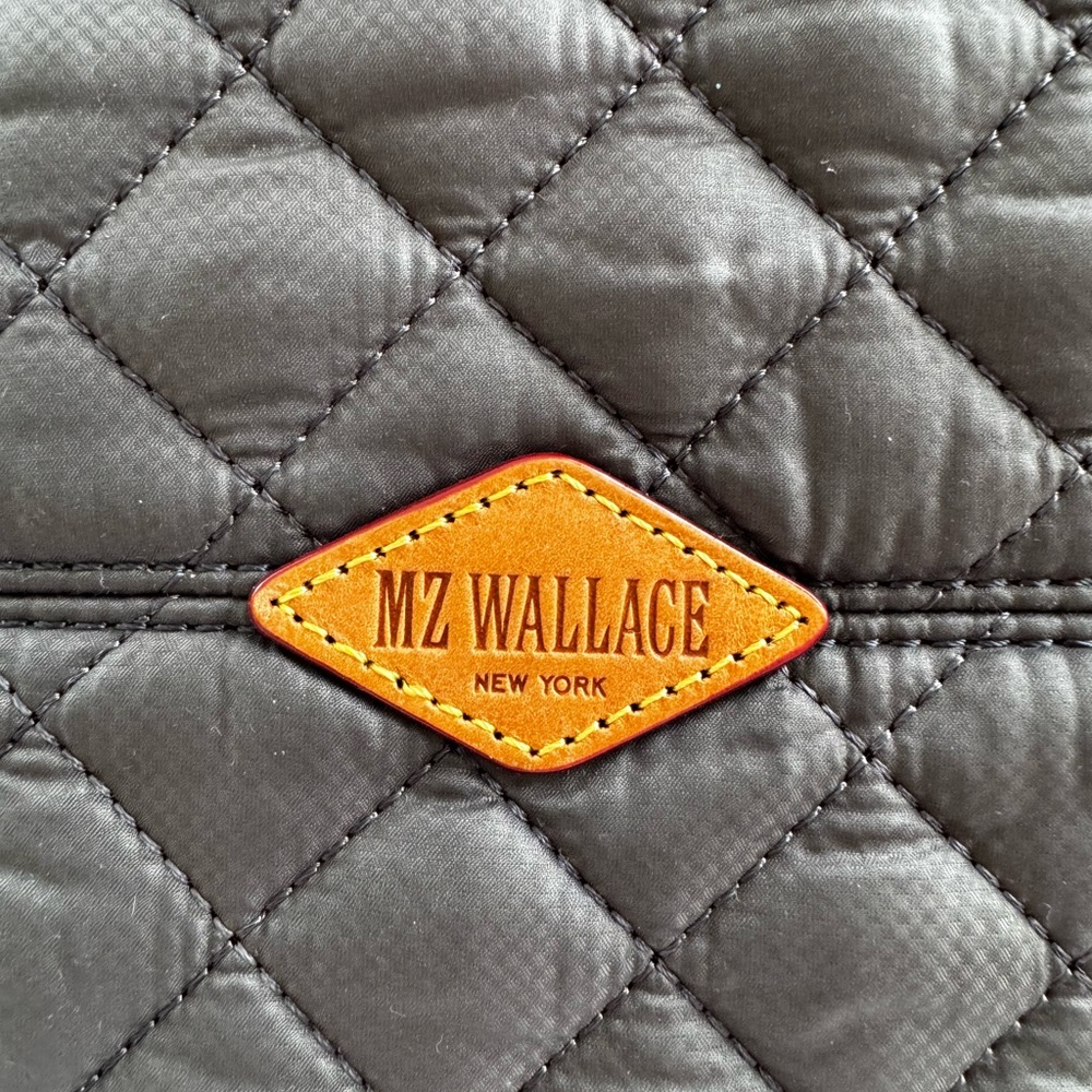 MZ Wallace Charcoal Quilted Tote - Picture 5 of 16